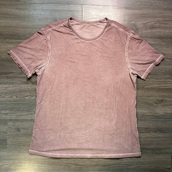 Lululemon Men's 5 Year Basic Tee *Sun Wash - Red - Picture 2 of 5